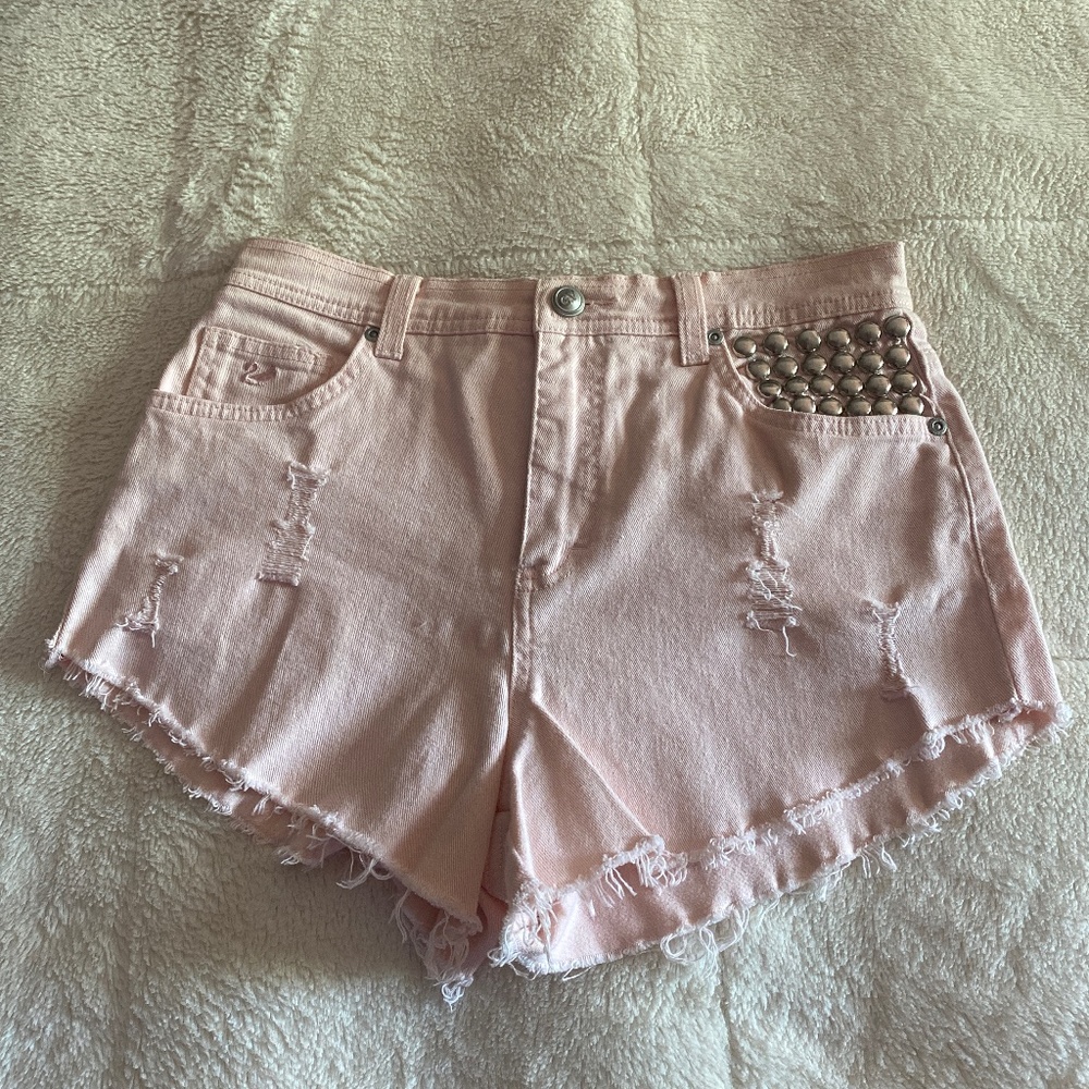 Cute Pink Gloria Vanderbilt Jean Shorts Size 8